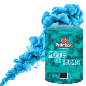 POTE DE HUMO GRANDE CELESTE x 1u